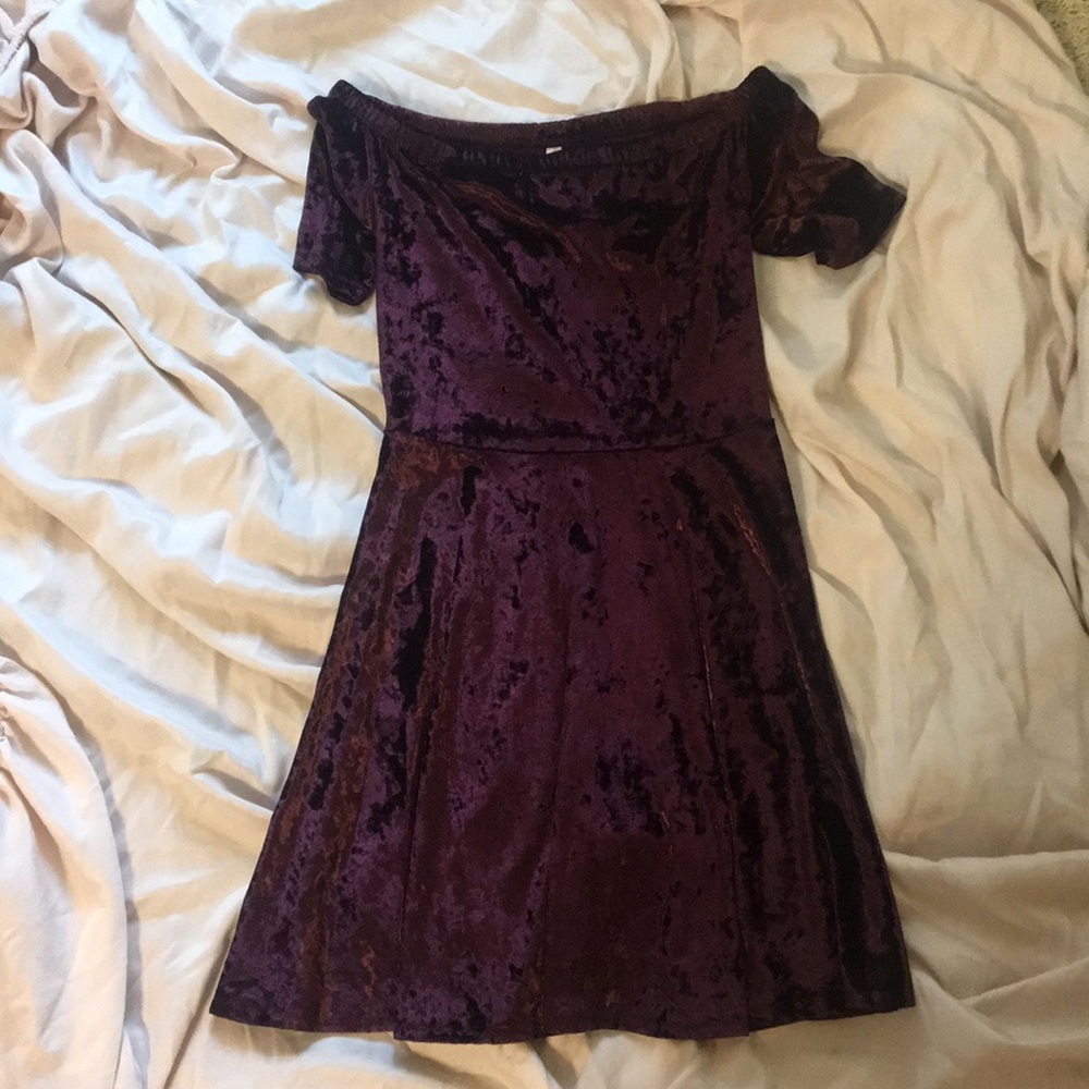 satin maroon dress!